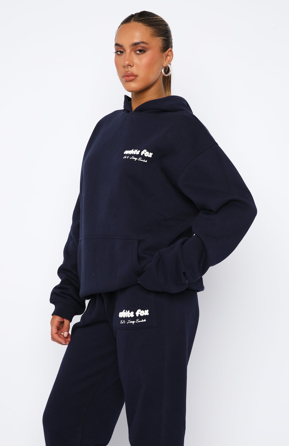 White Fox - Era 8 Oversized Hoodie Nautical
