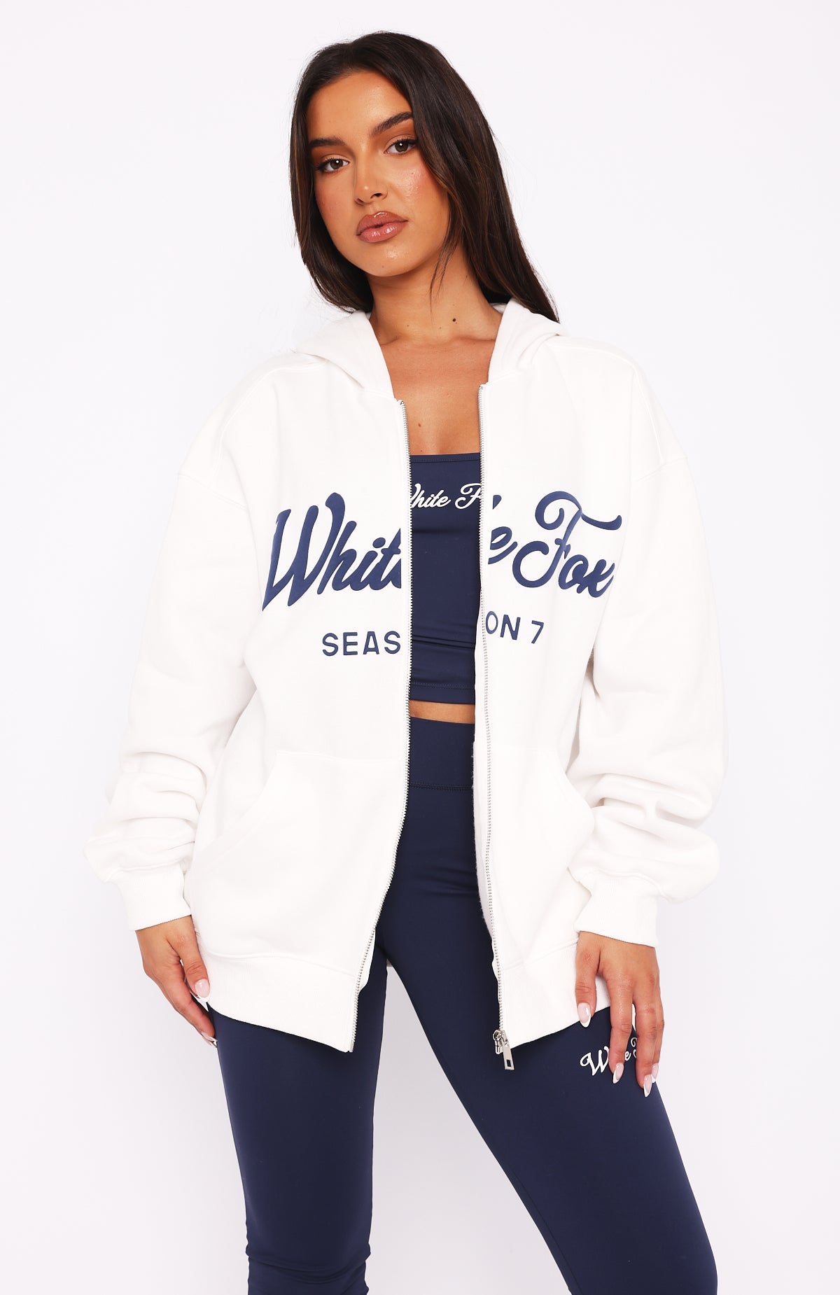 White Fox Season 7 Zip-up Hoodie