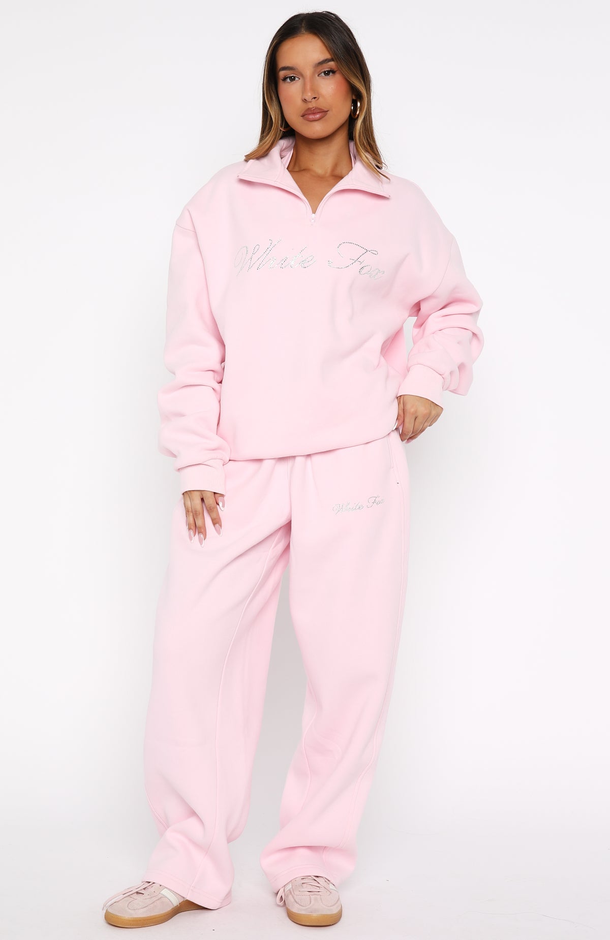 White Fox Quarter Zip set