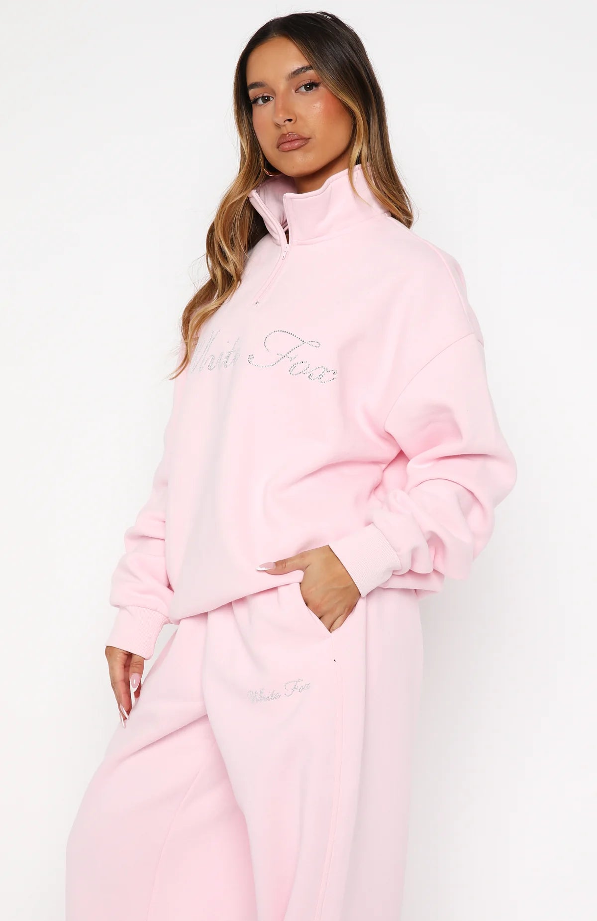 White Fox Quarter Zip set