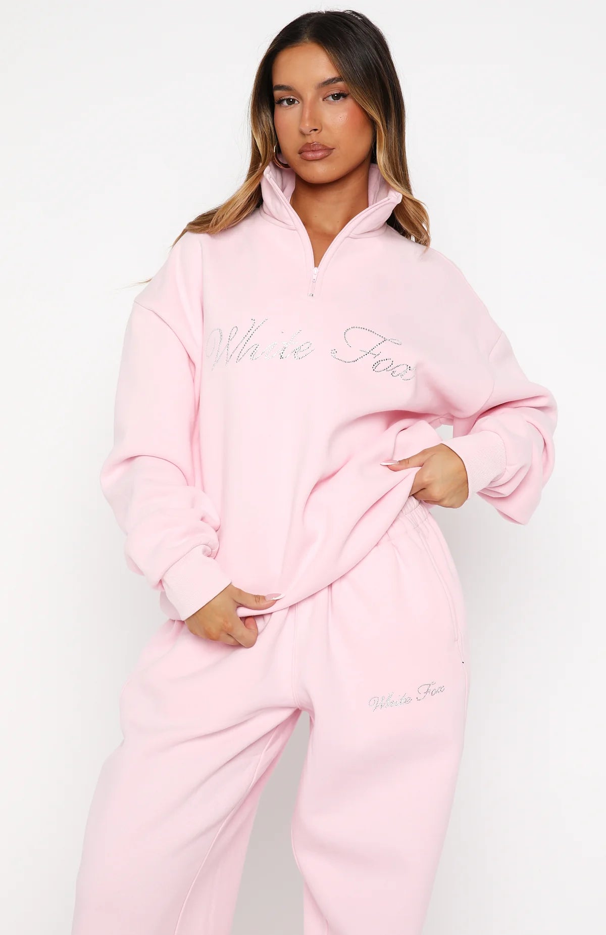 White Fox Quarter Zip set