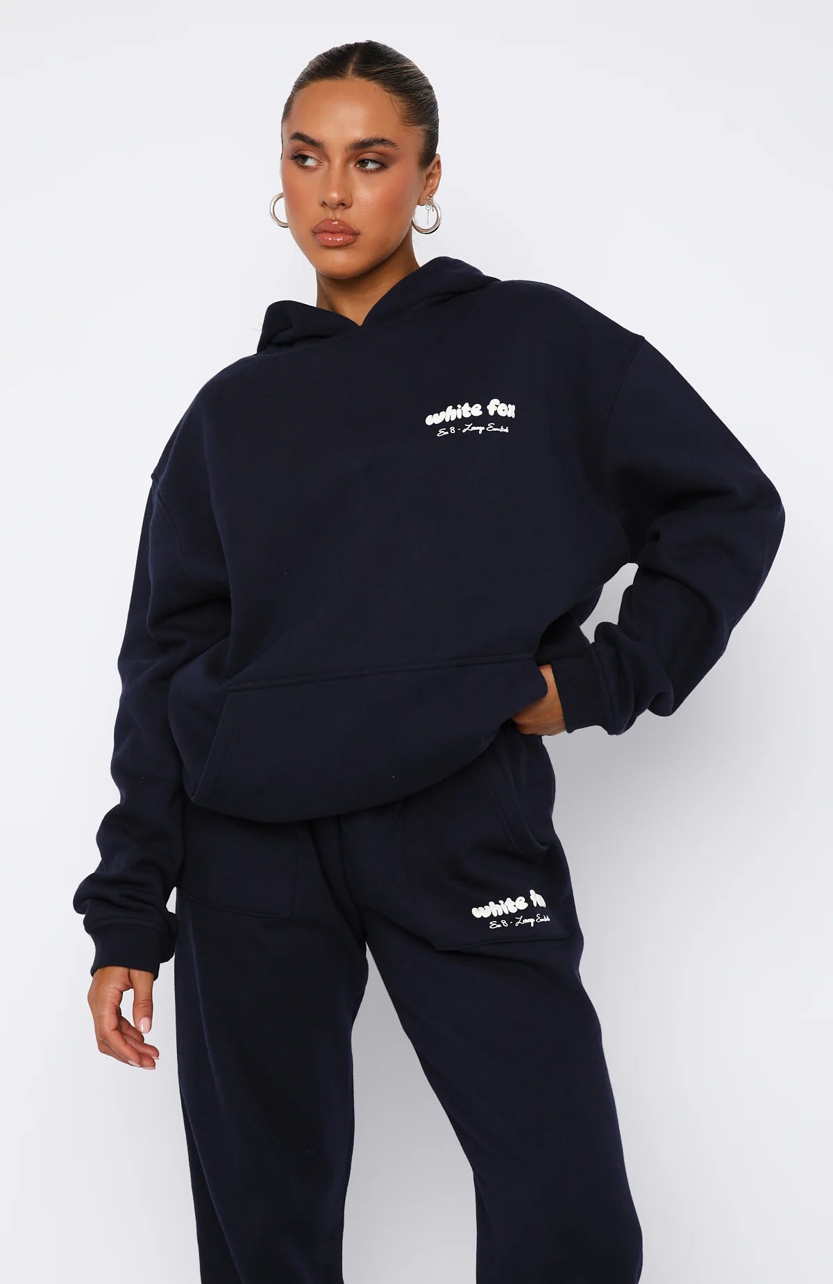 White Fox - Era 8 Oversized Hoodie Nautical
