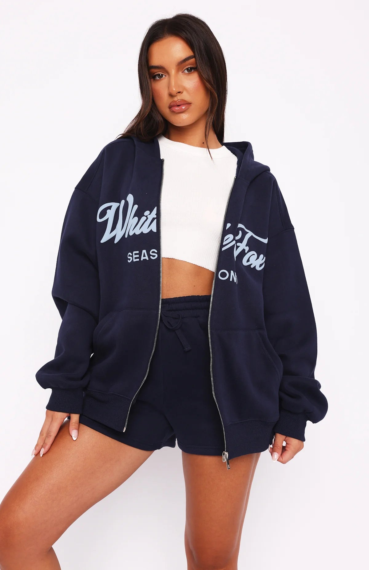 White Fox Season 7 Zip-up Hoodie