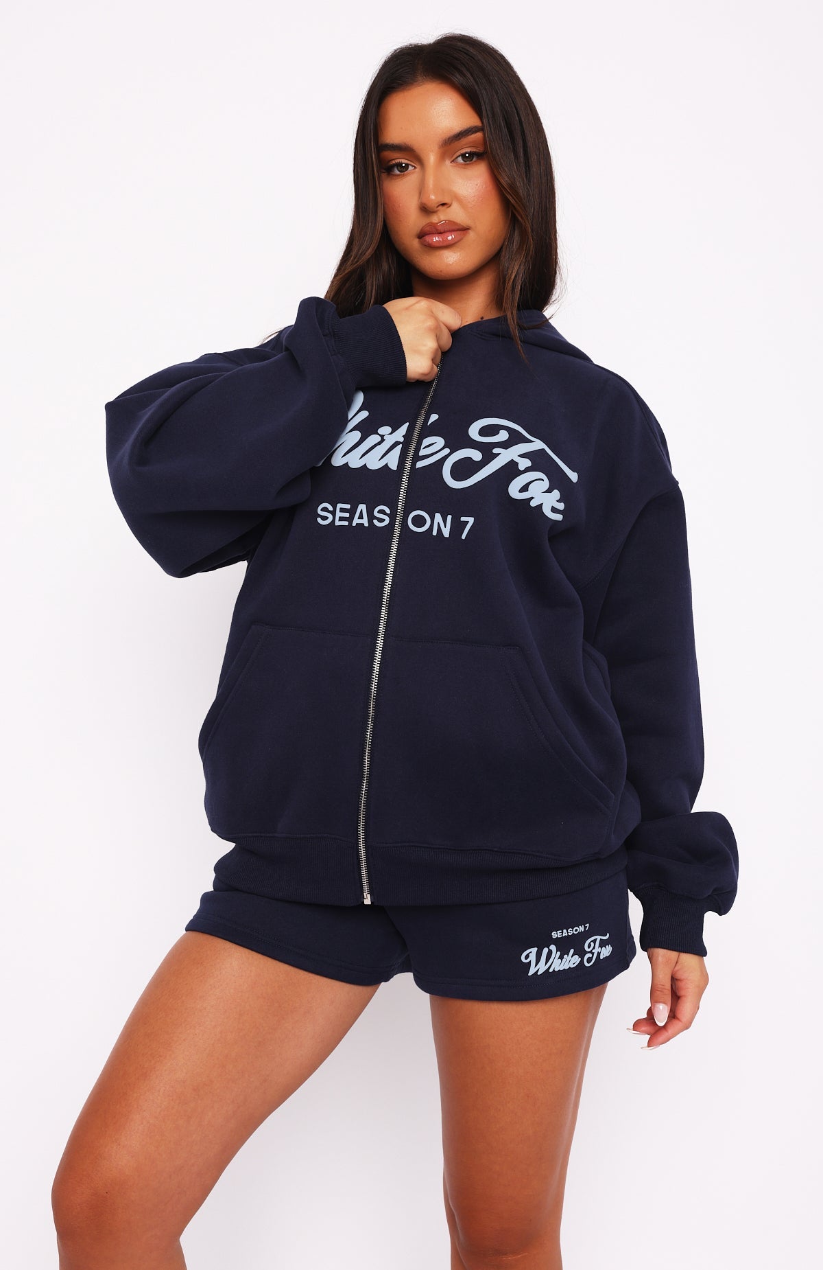 White Fox Season 7 Zip-up Hoodie