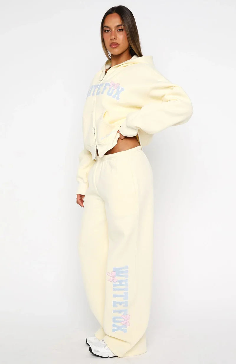 White Fox Bow Tracksuit