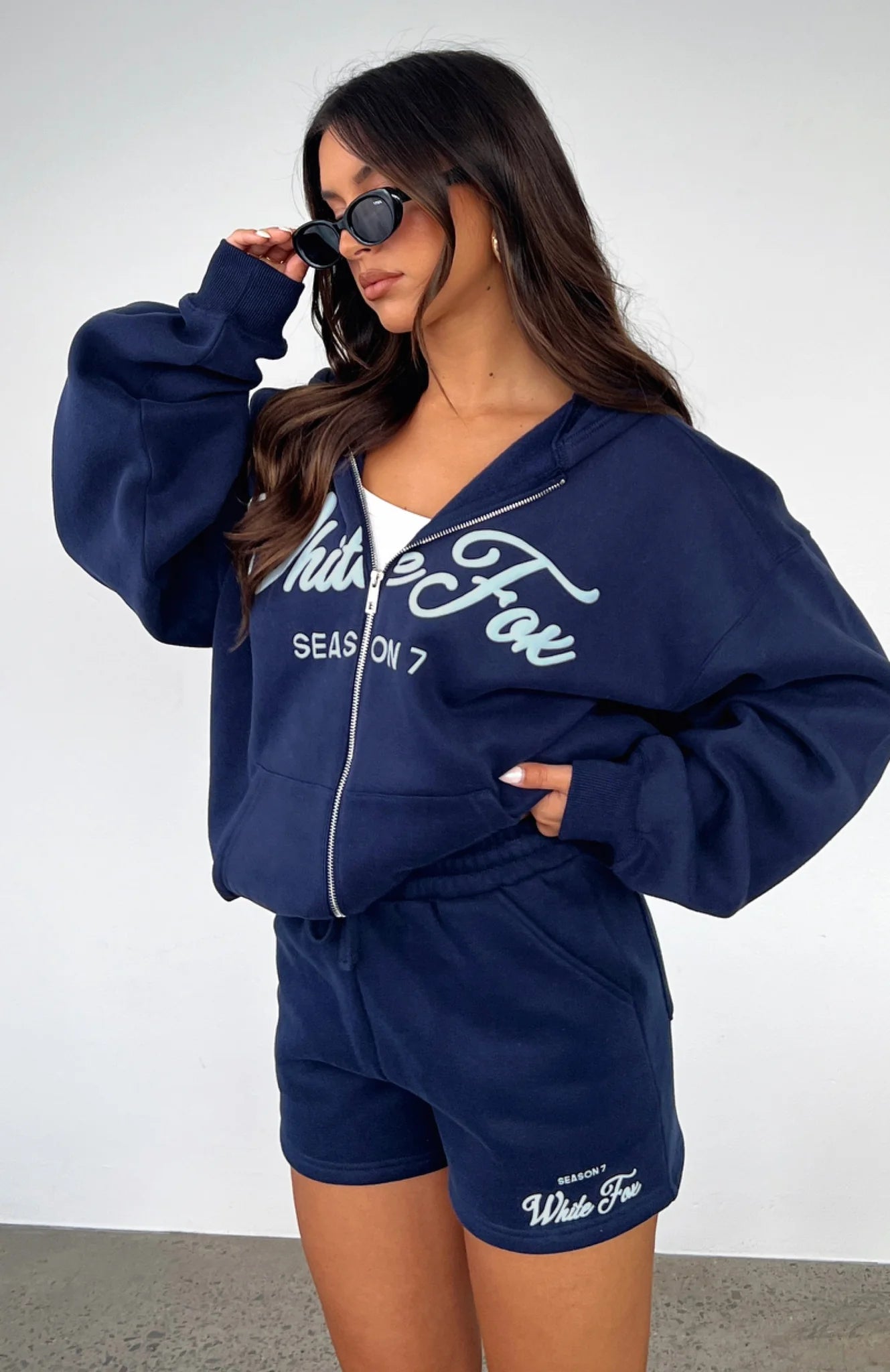White Fox Season 7 Zip-up Hoodie
