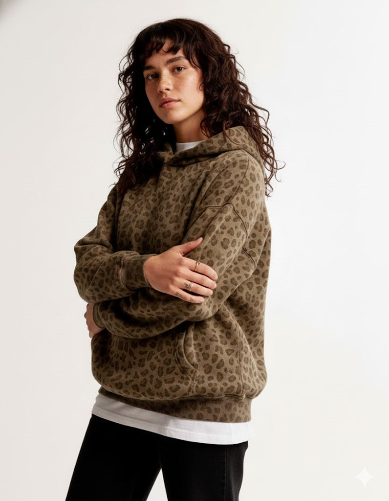 Abercrombie & Fitch Leopard Hoodie