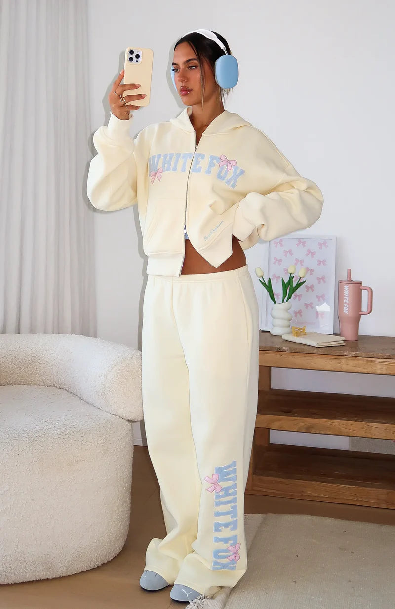 White Fox Bow Tracksuit