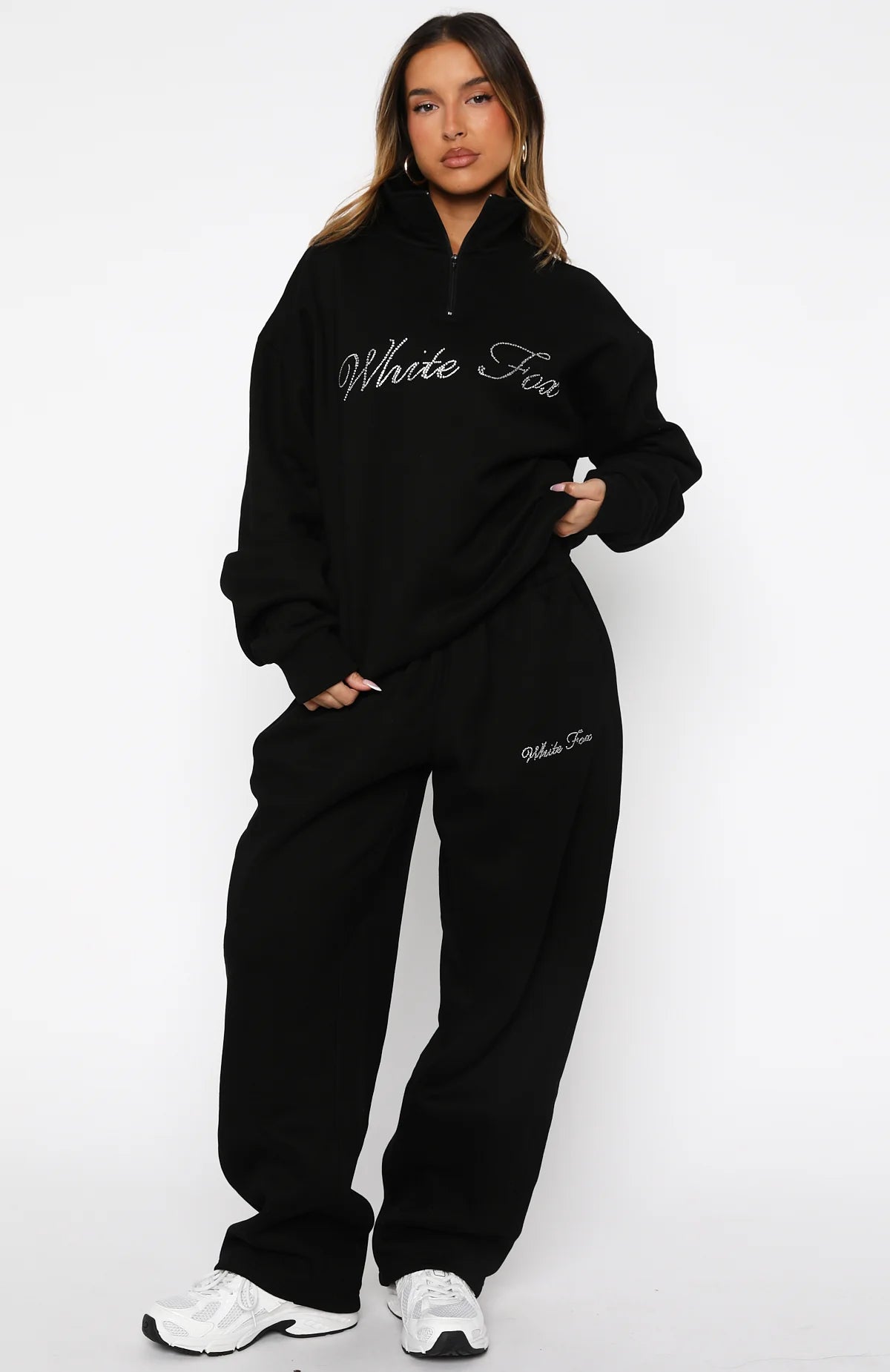 White Fox Quarter Zip set