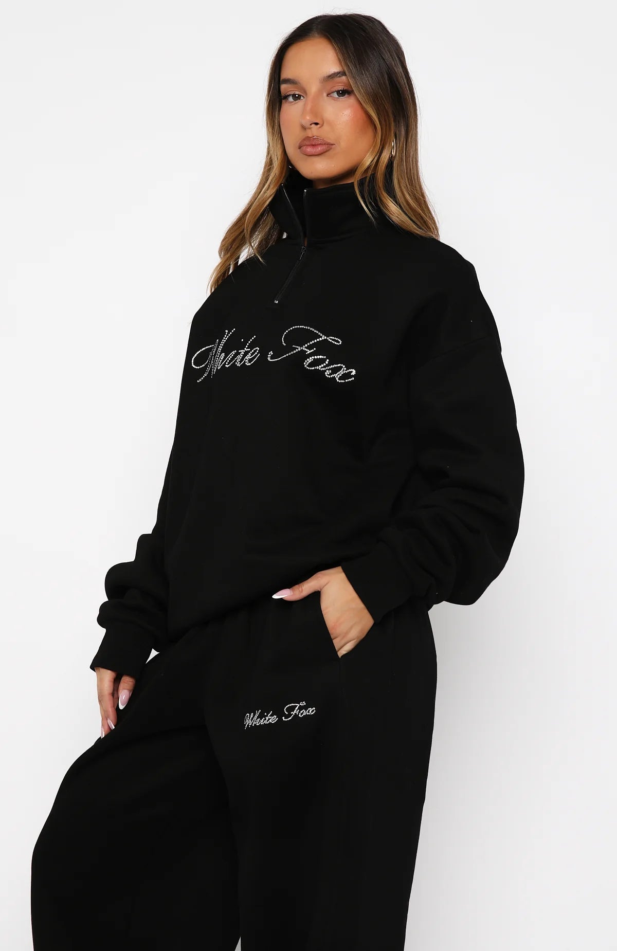 White Fox Quarter Zip set